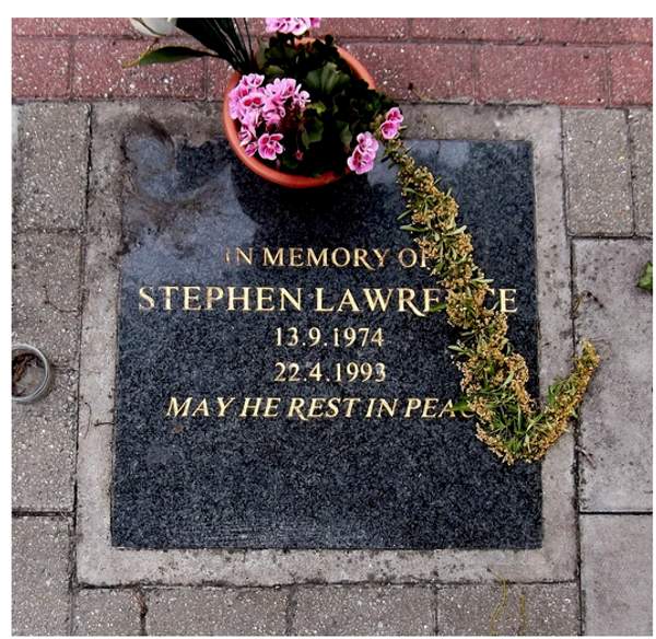 Stephen Lawrence Memorial Stone