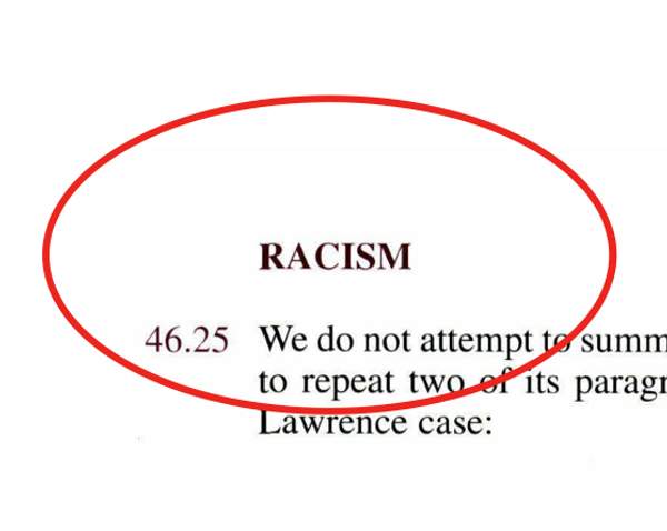 Racism in the Macpherson Report