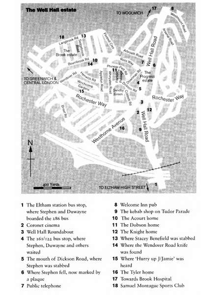 Map (Discover the Locations - Brian Cathcart)